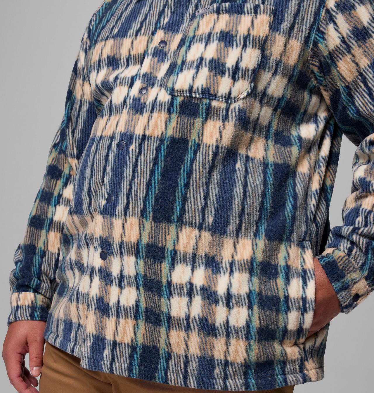 Men's Steens Mountain™ Printed Fleece Shirt Jacket II - Big 7