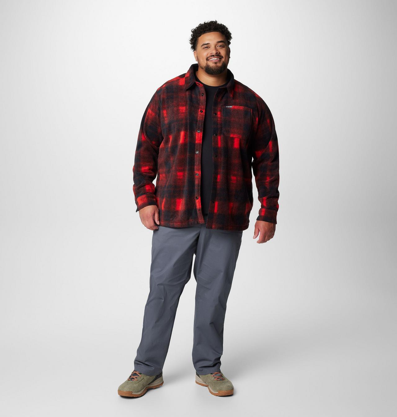 Men's Steens Mountain™ Printed Fleece Shirt Jacket II - Big 3