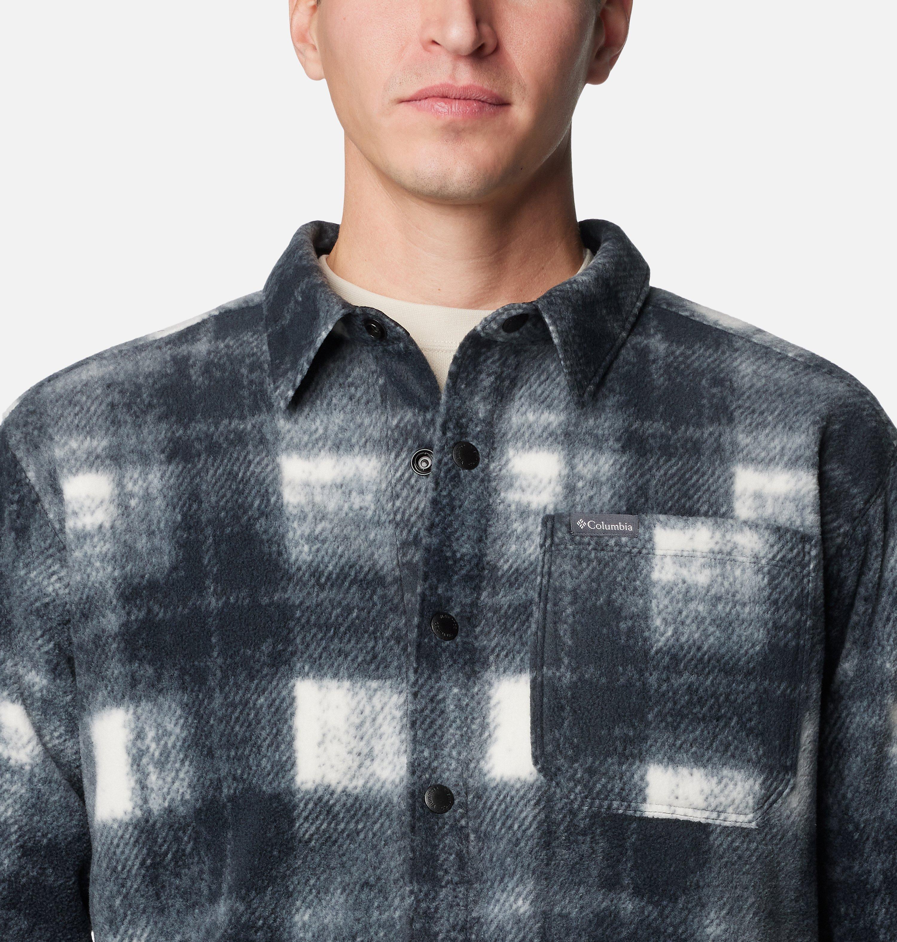 Men's Steens Mountain Printed Fleece Shirt Jacket II - Tall 4