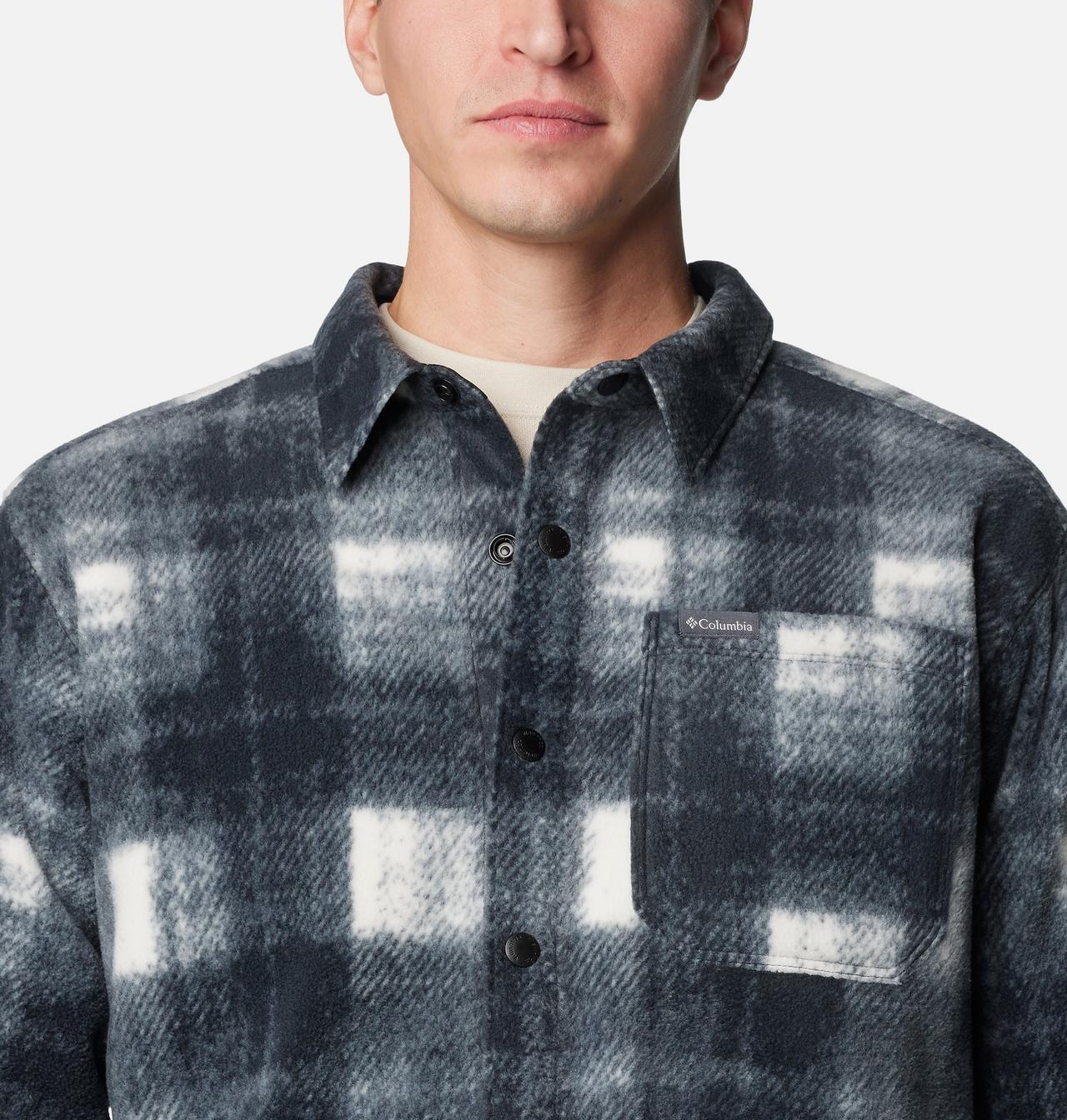 Men's Steens Mountain™ Printed Fleece Shirt Jacket II - Tall 4