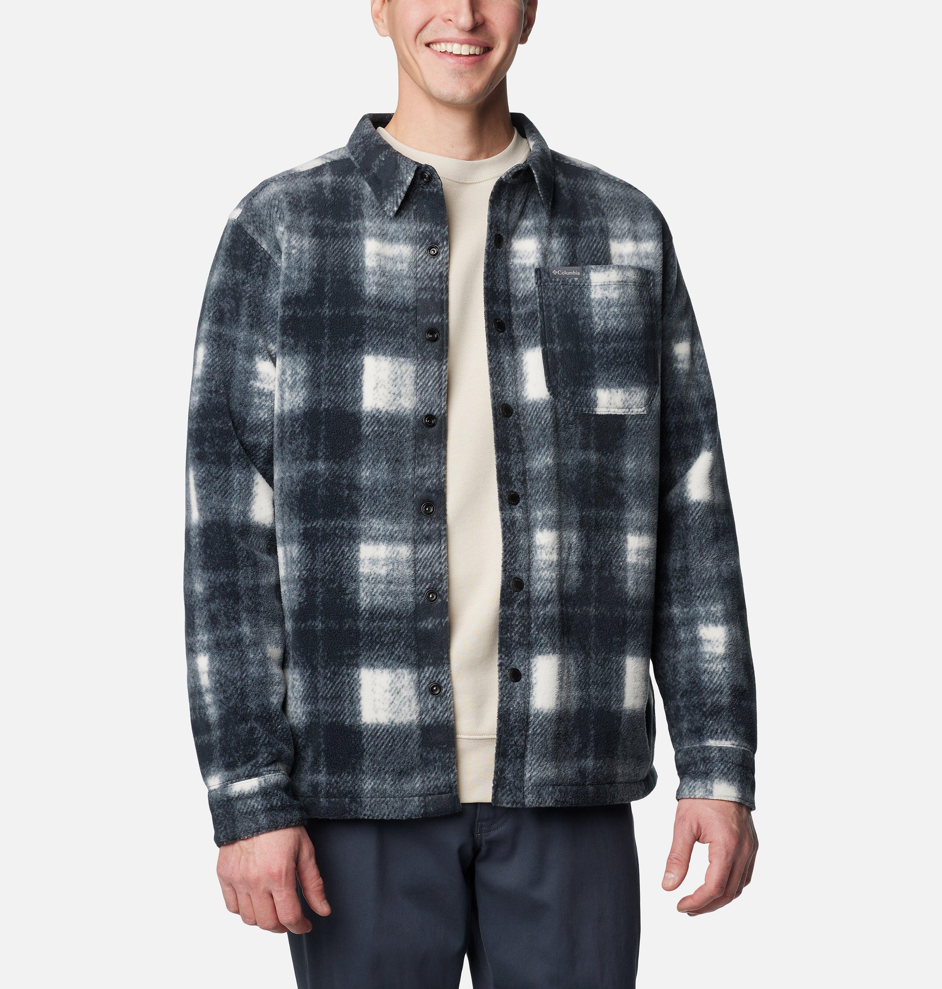 Men's Steens Mountain Printed Fleece Shirt Jacket II - Tall | Columbia