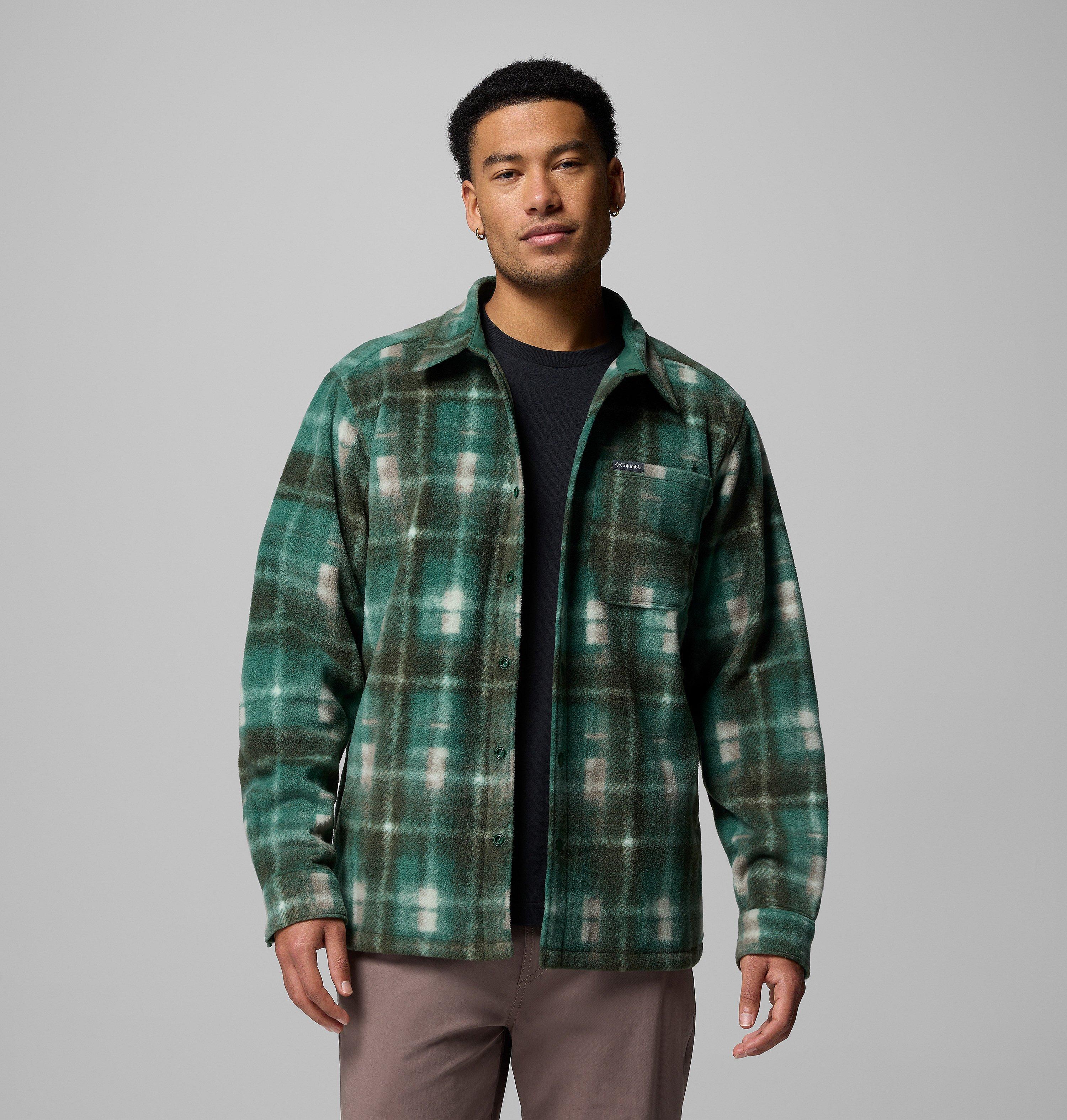 Manteau-chemise imprimé en laine polaire Steens Mountain II pour homme – Grandes tailles 5