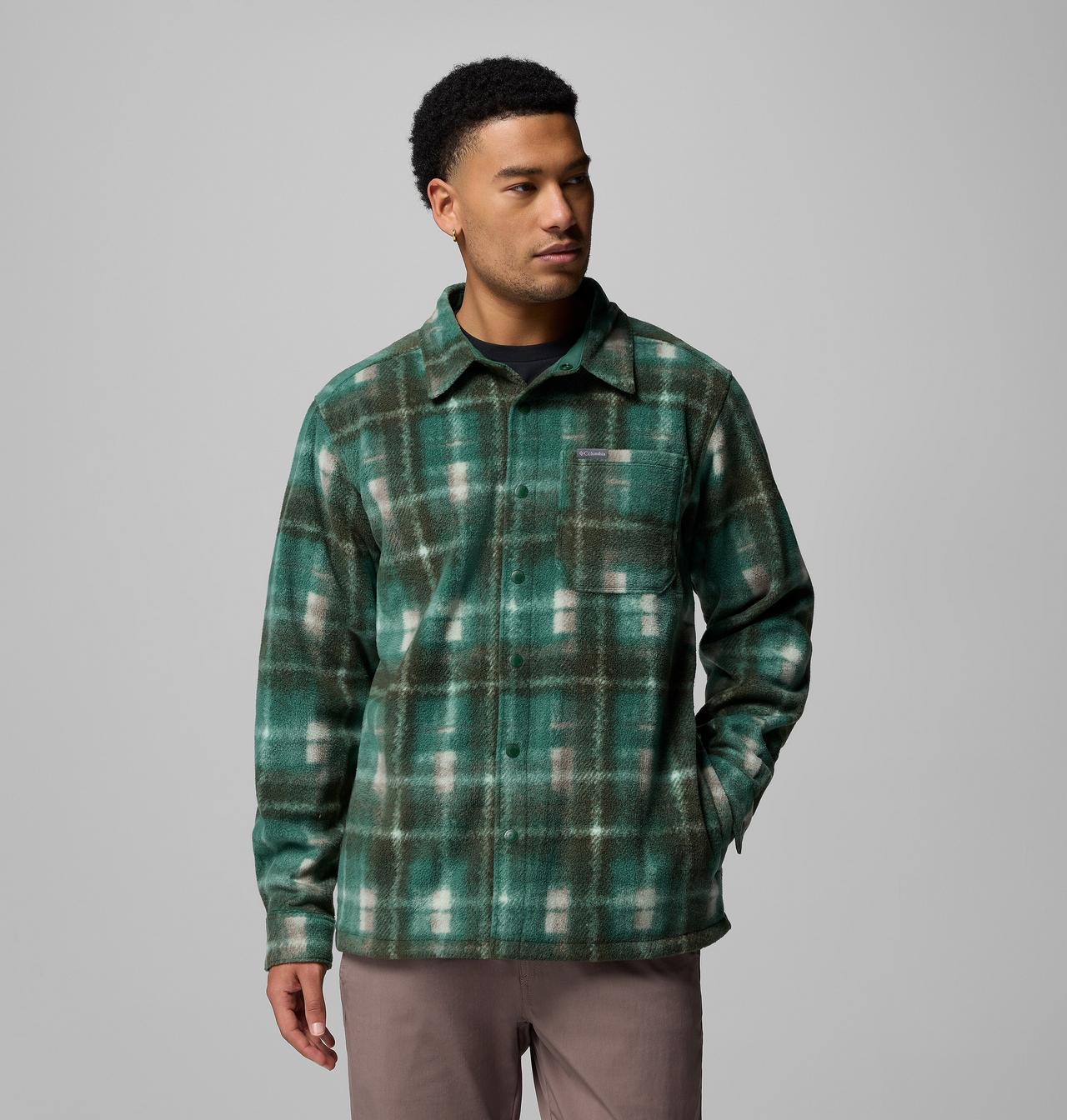 Men's Steens Mountain™ Printed Fleece Shirt Jacket II - Tall | 375 | 4XT 1