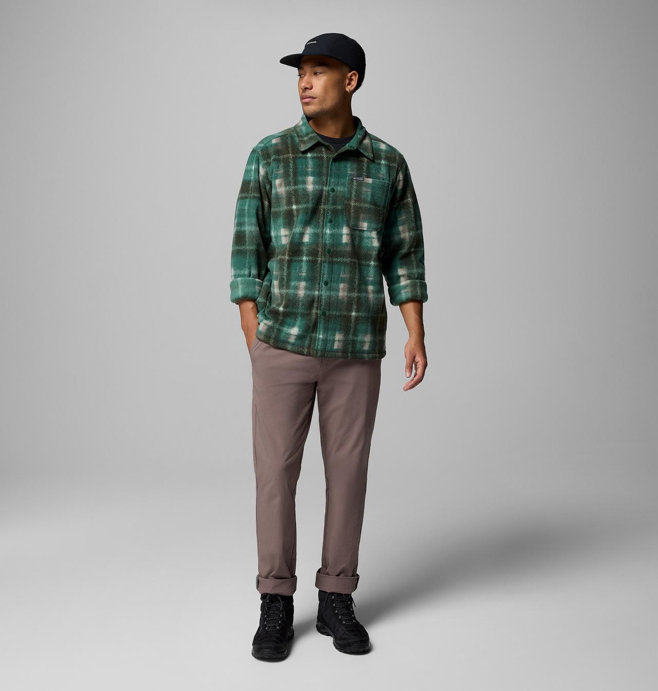 Men's Steens Mountain™ Printed Fleece Shirt Jacket II - Tall | 375 | 4XT 2