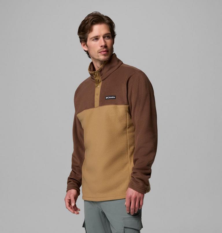 Forro polar con cierre medio a presi&oacute;n Steens Mountain II para hombre, Color: Tobacco, Delta, image 4
