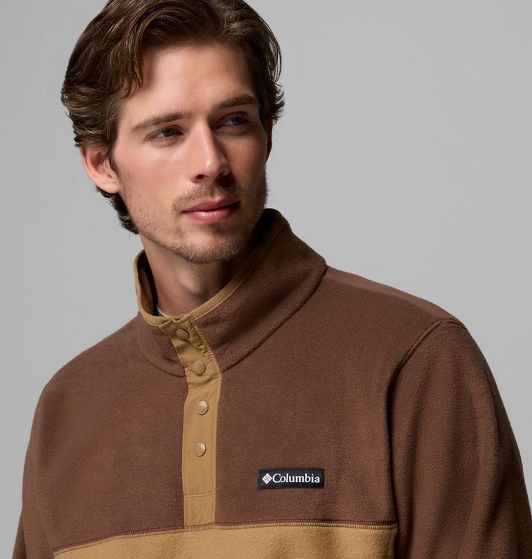 Forro polar con cierre medio a presi&oacute;n Steens Mountain II para hombre, Color: Tobacco, Delta, image 5