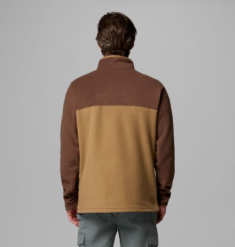Forro polar con cierre medio a presi&oacute;n Steens Mountain II para hombre, Color: Tobacco, Delta, image 3
