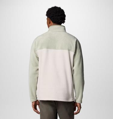 Men's Steens Mountain II Half Snap Fleece, Color: Dark Stone, Safari, image 10