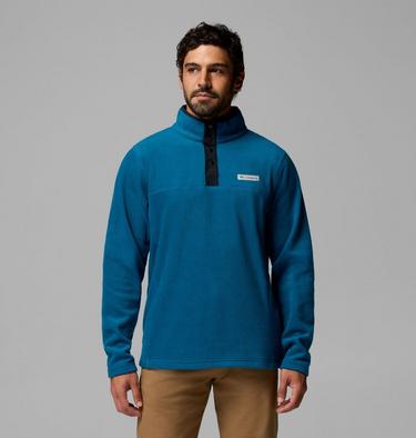 Forro polar con cierre medio a presi&oacute;n Steens Mountain II para hombre, Color: Phoenix Blue, image 5