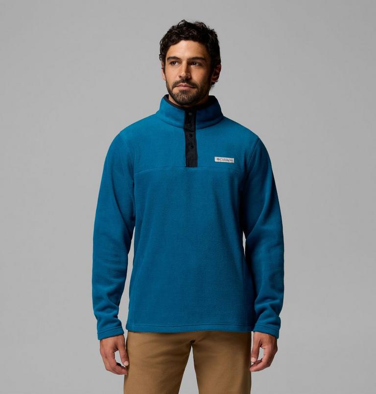 Forro polar con cierre medio a presi&oacute;n Steens Mountain II para hombre, Color: Phoenix Blue, image 1