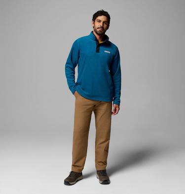 Forro polar con cierre medio a presi&oacute;n Steens Mountain II para hombre, Color: Phoenix Blue, image 6