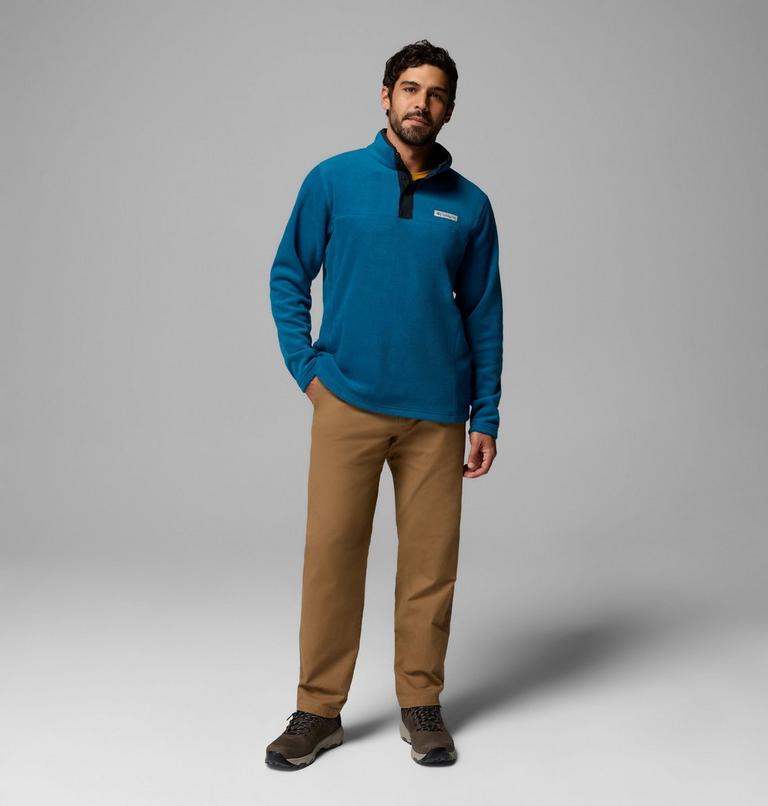 Forro polar con cierre medio a presi&oacute;n Steens Mountain II para hombre, Color: Phoenix Blue, image 2