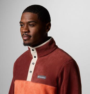 Men's Steens Mountain II Half Snap Fleece, Color: Tuscan, Spice, image 4