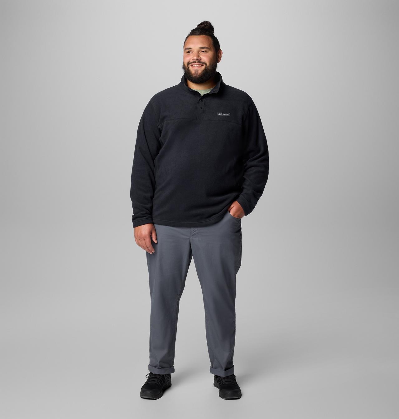 Men's Steens Mountain™ Half Snap II Fleece Pullover - Big | 010 | 3X 3