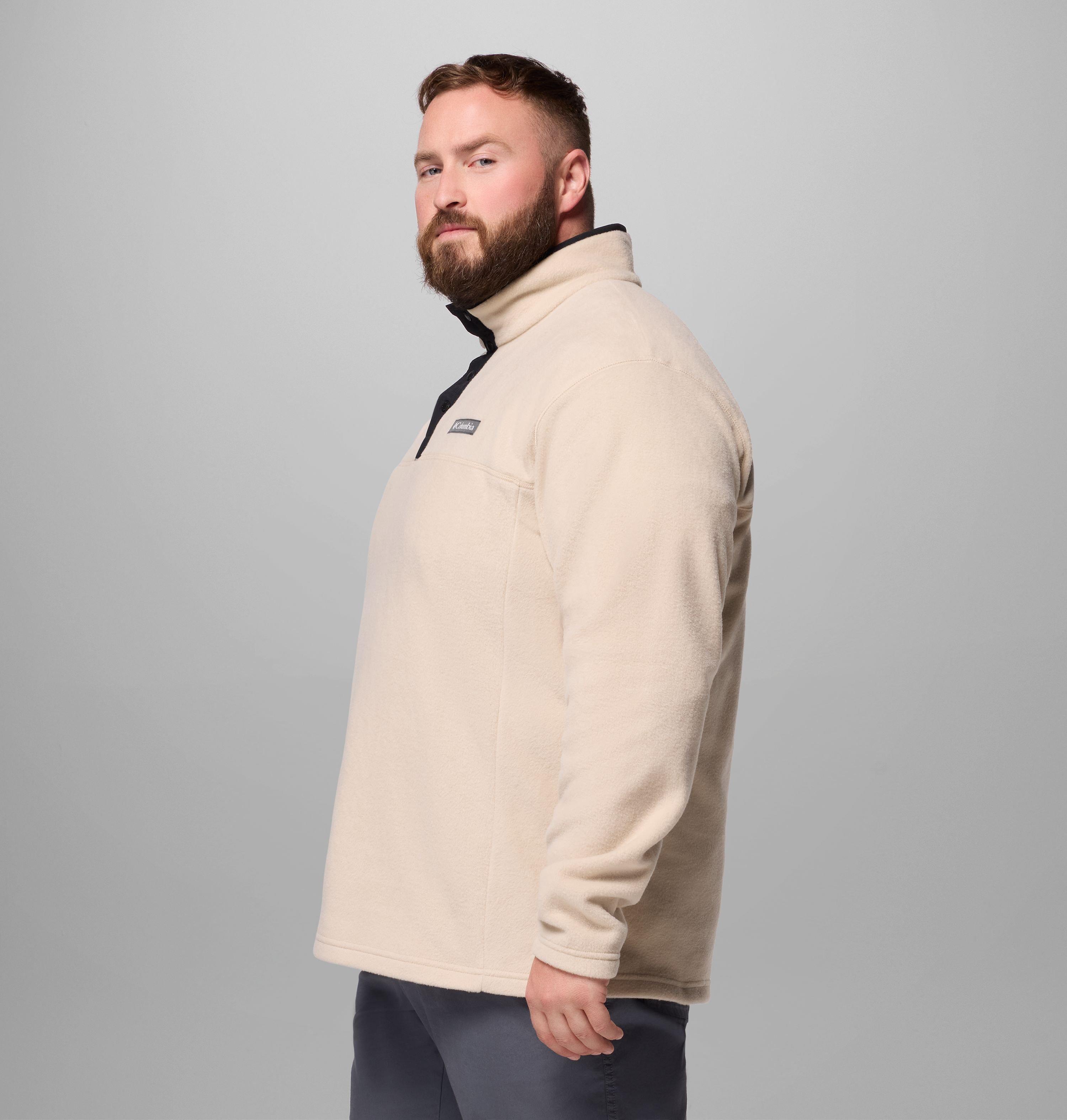 MARVERICK ドゥルン　くすんだBEIGE サイズ2 Men's Steens Mountain Half Snap II Fleece Pullover - Big | Columbia
