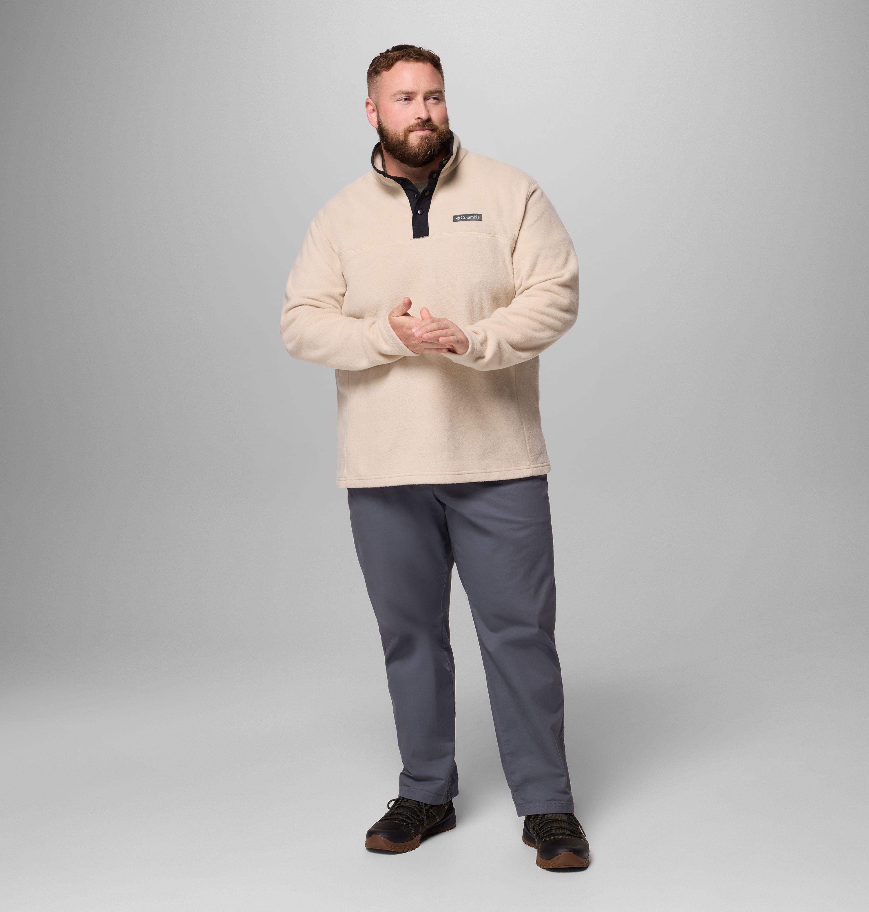 MARVERICK ドゥルン　くすんだBEIGE サイズ2 Men's Steens Mountain Half Snap II Fleece Pullover - Big | Columbia