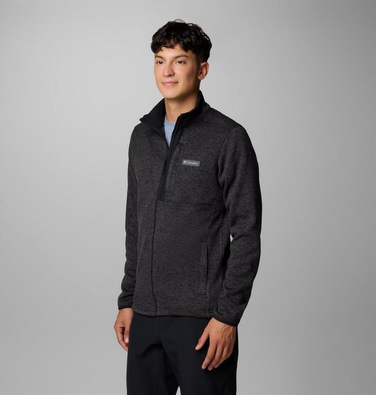 Chaqueta de forro polar Sweater Weather II para hombre, Color: Black Heather, image 4