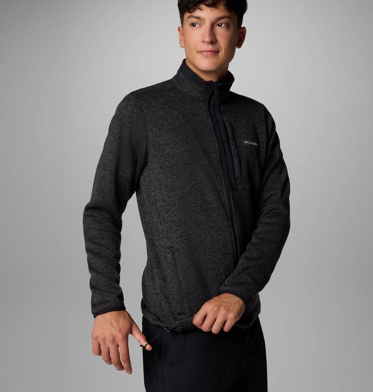 Chaqueta de forro polar Sweater Weather II para hombre, Color: Black Heather, image 6