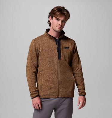 Chaqueta de forro polar Sweater Weather II para hombre, Color: Tobacco Heather, image 3
