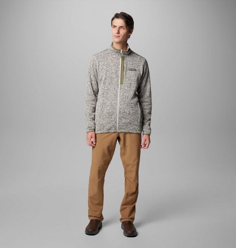 Men's Sweater Weather Full Zip Jacket, Color: Dark Stone Heather, image 3