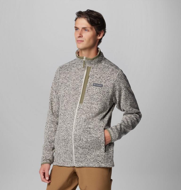 Men's Sweater Weather Full Zip Jacket, Color: Dark Stone Heather, image 4