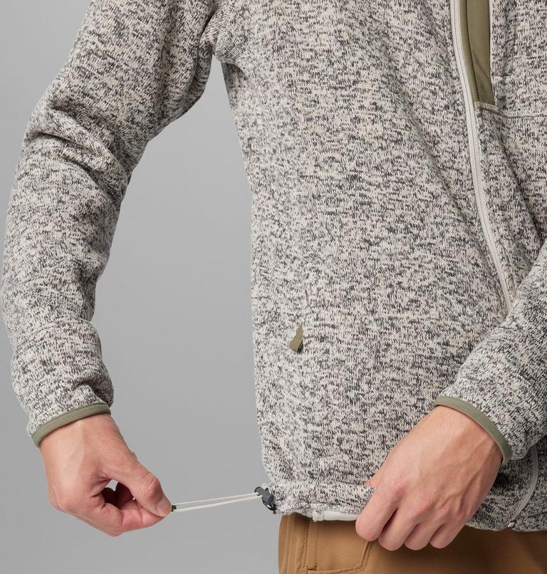 Men's Sweater Weather Full Zip Jacket, Color: Dark Stone Heather, image 6