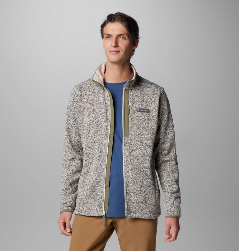 Men's Sweater Weather Full Zip Jacket, Color: Dark Stone Heather, image 7