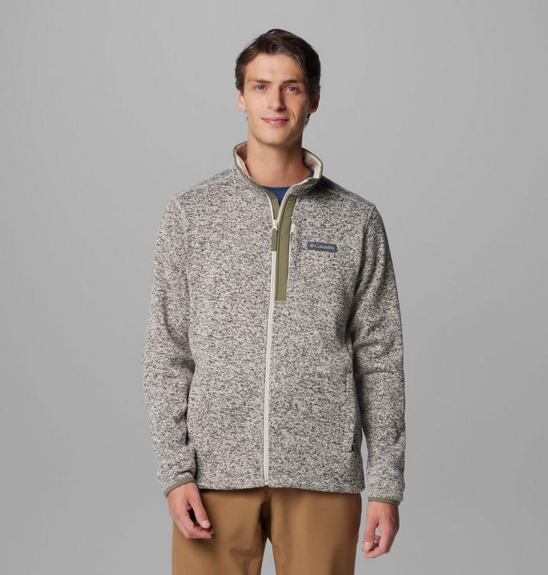 Men's Sweater Weather Full Zip Jacket, Color: Dark Stone Heather, image 1
