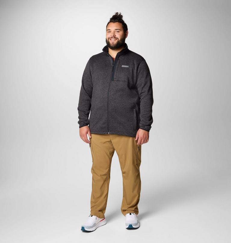 Chaqueta de forro polar Sweater Weather II para hombre - Talla grande, Color: Black Heather, image 3