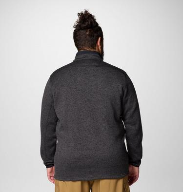 Chaqueta de forro polar Sweater Weather II para hombre - Talla grande, Color: Black Heather, image 2