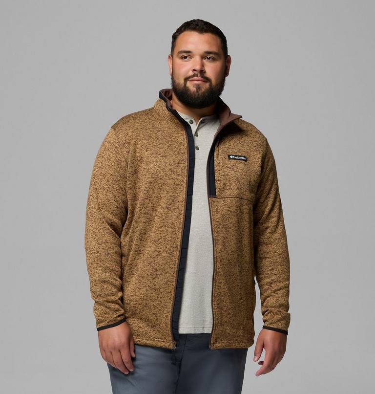 Chaqueta de forro polar Sweater Weather II para hombre - Talla grande, Color: Tobacco Heather, image 5