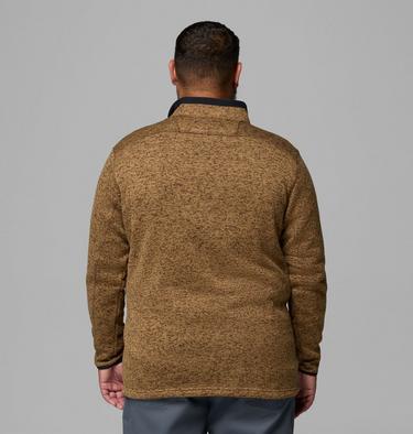 Men's Sweater Weather II Fleece Jacket - Extended Size, Color: Tobacco Heather, image 3