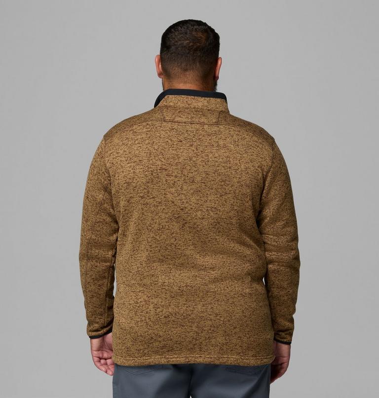 Chaqueta de forro polar Sweater Weather II para hombre - Talla grande, Color: Tobacco Heather, image 3