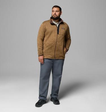 Chaqueta de forro polar Sweater Weather II para hombre - Talla grande, Color: Tobacco Heather, image 4