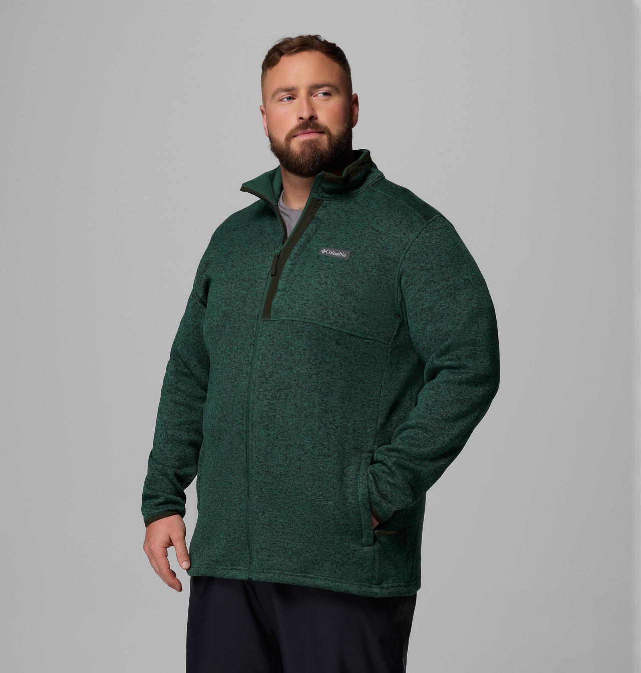Men's Sweater Weather™ Full Zip Jacket - Big | 375 | 1X 4