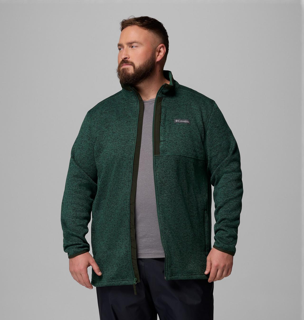 Men's Sweater Weather™ Full Zip Jacket - Big | 375 | 1X 5