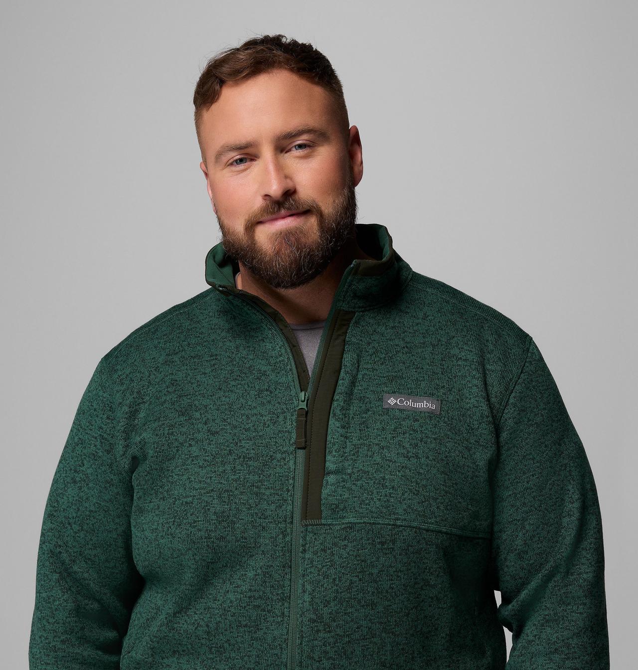 Men's Sweater Weather™ Full Zip Jacket - Big | 375 | 1X 6