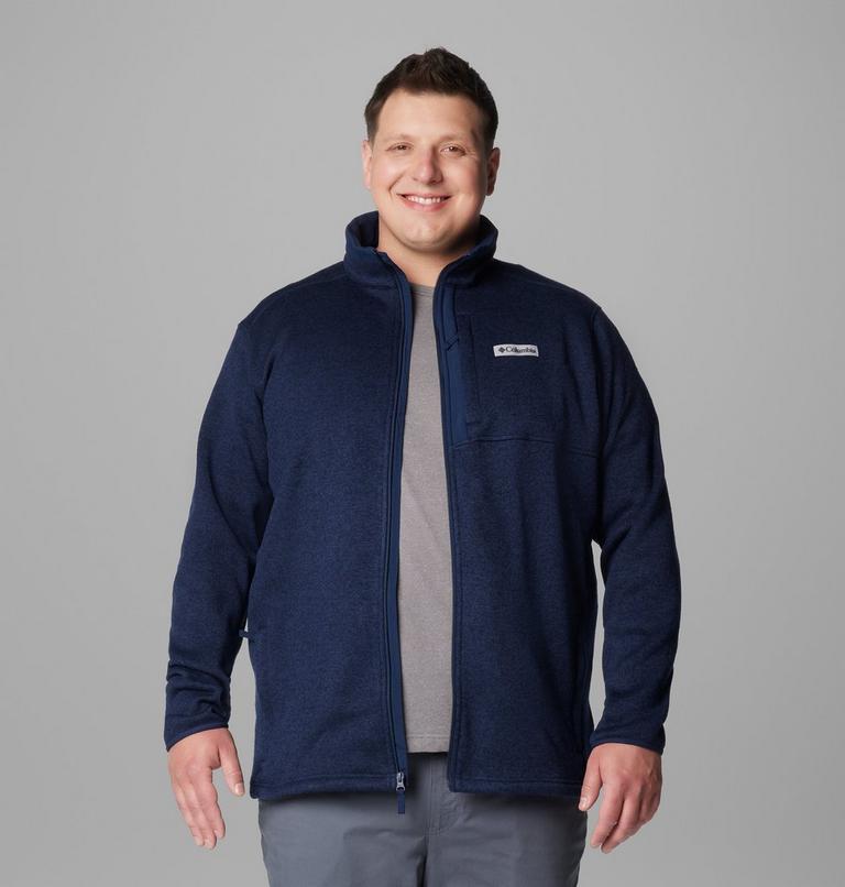 Chaqueta de forro polar Sweater Weather II para hombre - Talla grande, Color: Collegiate Navy Heather, image 1