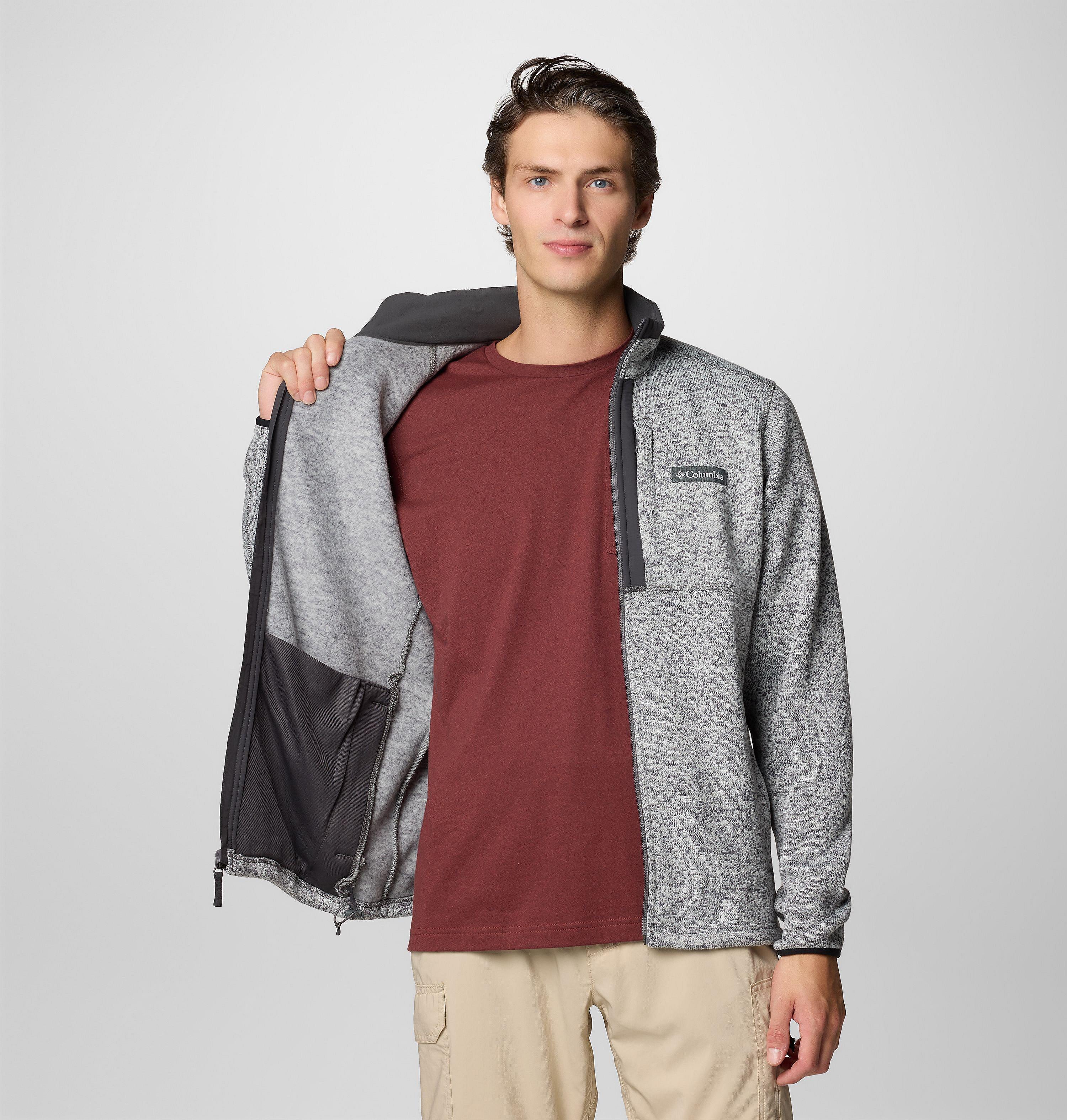 Men's Sweater Weather Full Zip Jacket - Tall 6