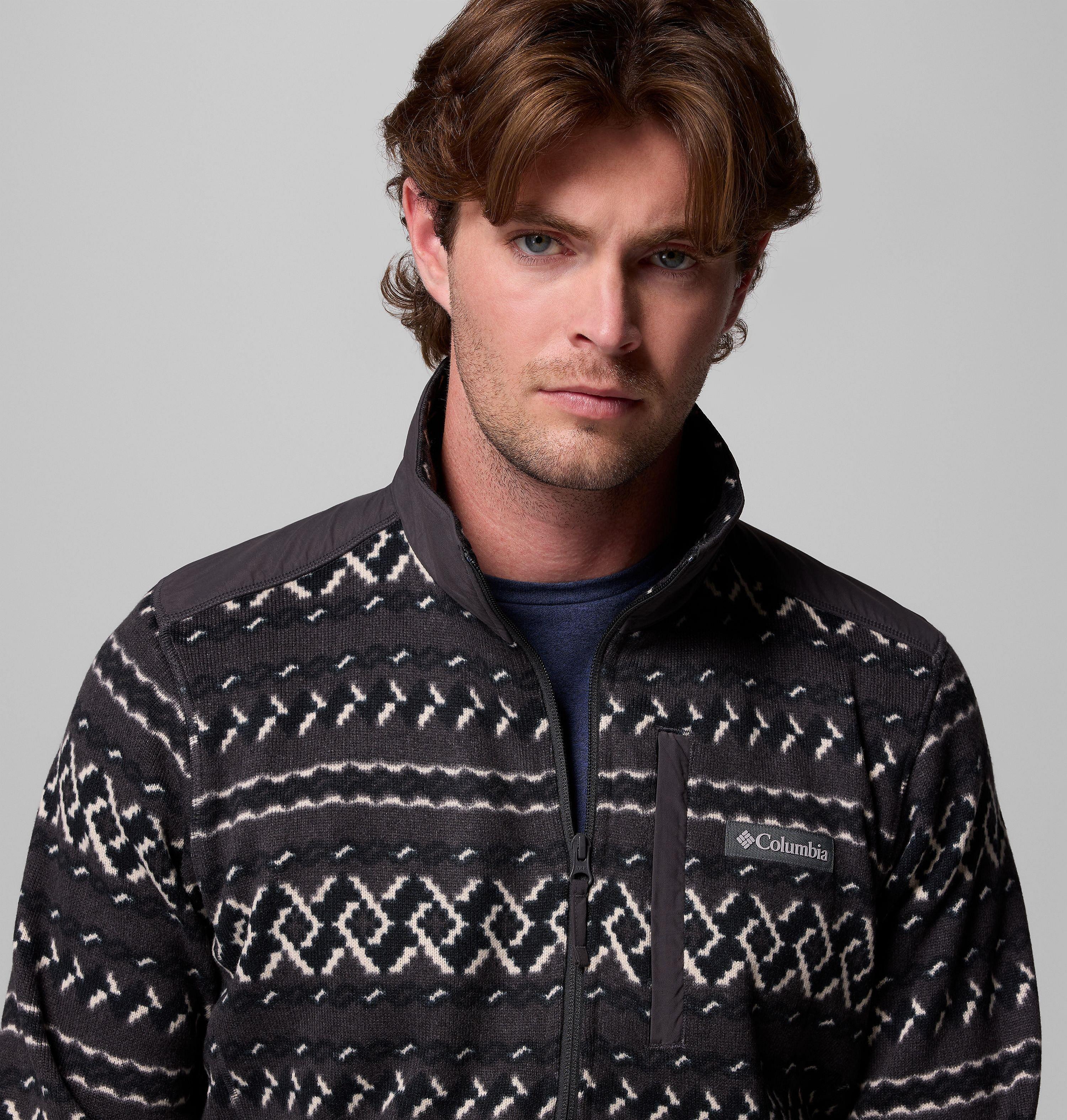 Men's Sweater Weather II Printed Half Zip Pullover 5