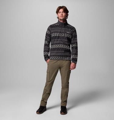 Forro polar estampado con media cremallera Sweater Weather III para hombre, Color: Shark KnitKnot, image 6