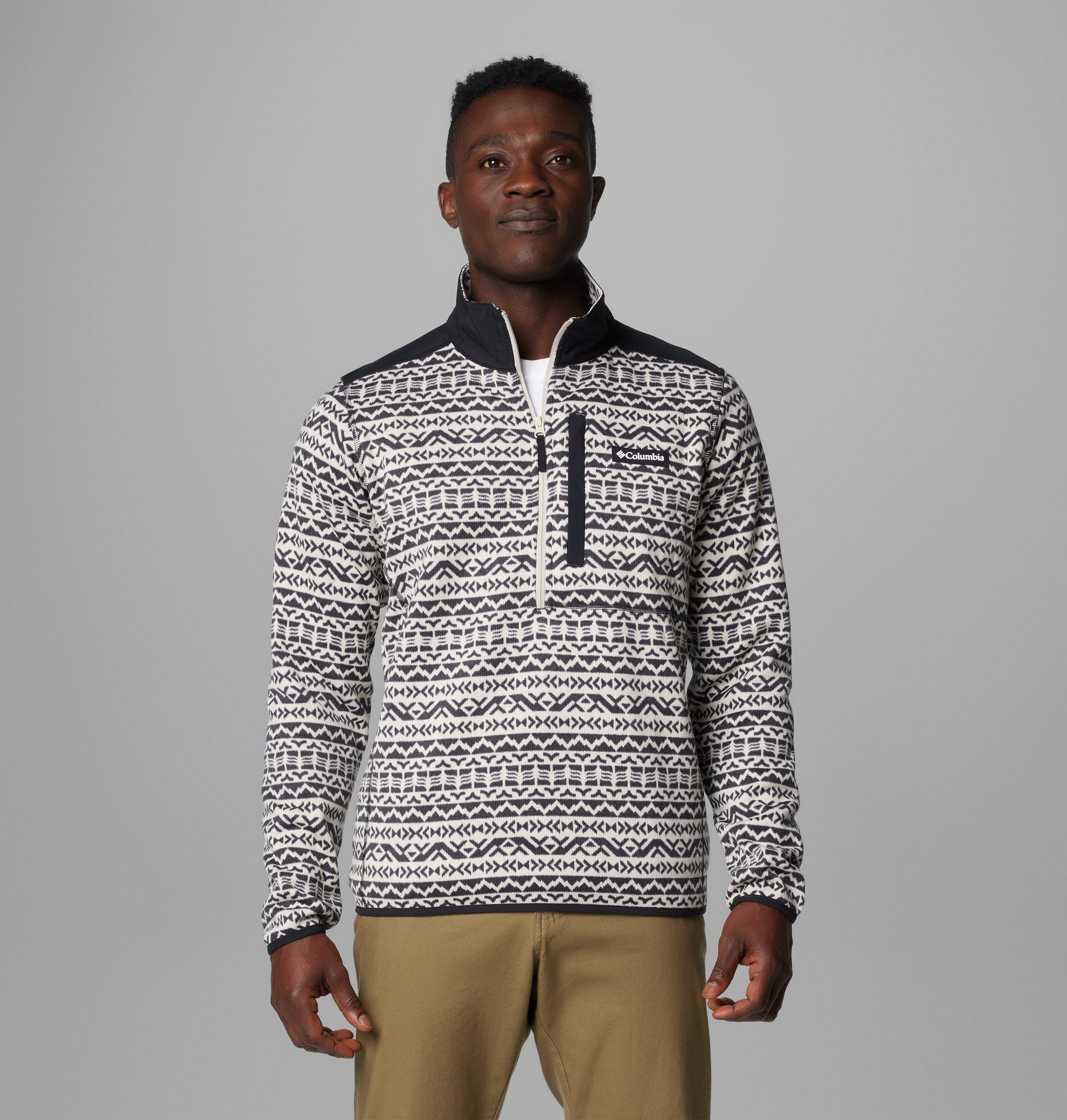 Men's Sweater Weather II Printed Half Zip Pullover 1