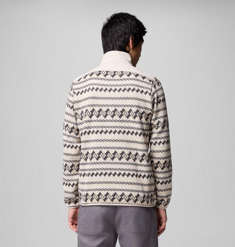 Men's Sweater Weather II Printed Half Zip Pullover, Color: Dark Stone KnitKnot, image 3