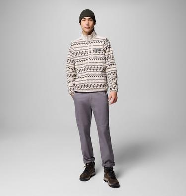 Forro polar estampado con media cremallera Sweater Weather III para hombre, Color: Dark Stone KnitKnot, image 2