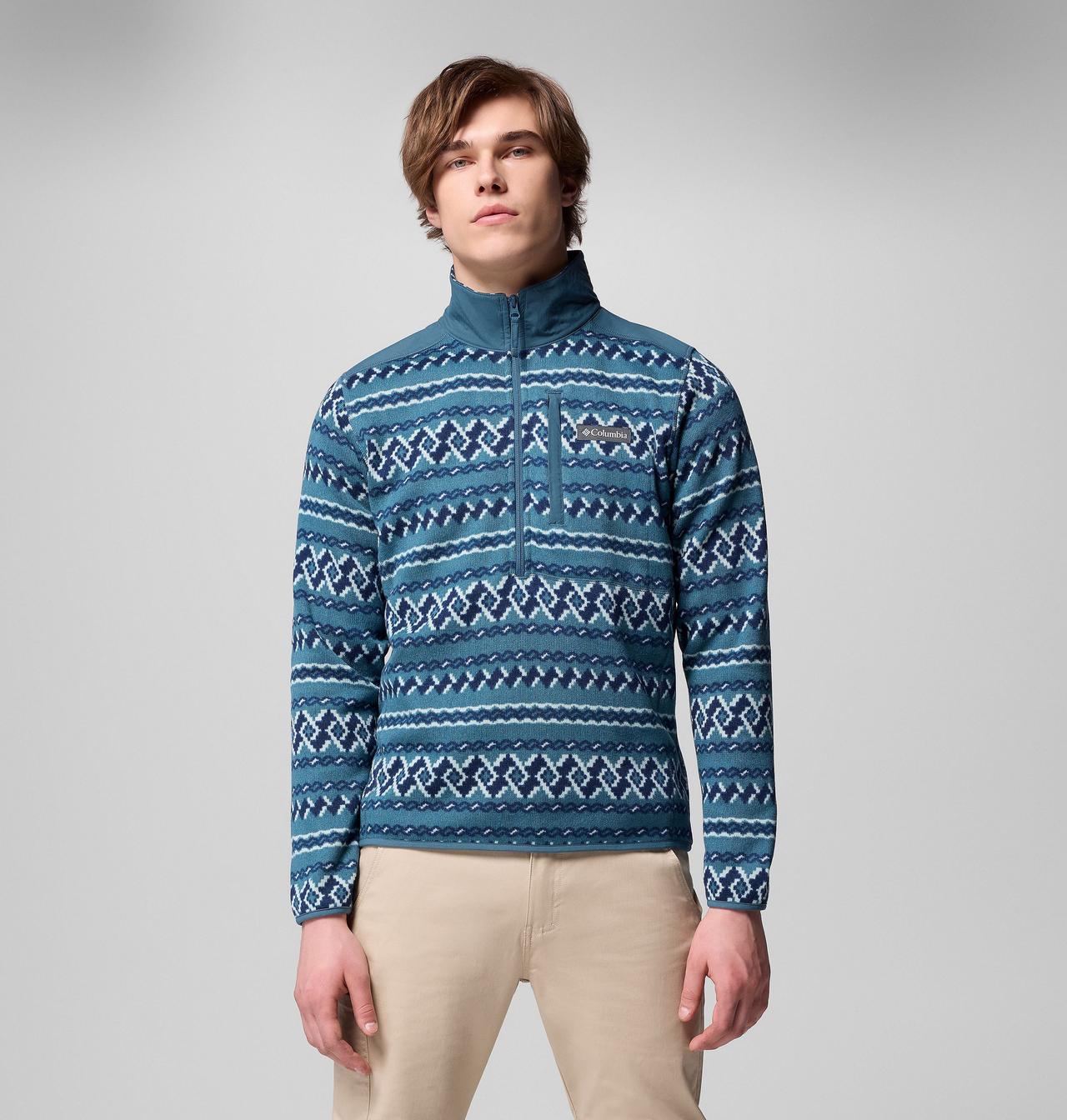 Men's Sweater Weather™ II Printed Half Zip Pullover | 429 | XXL 6