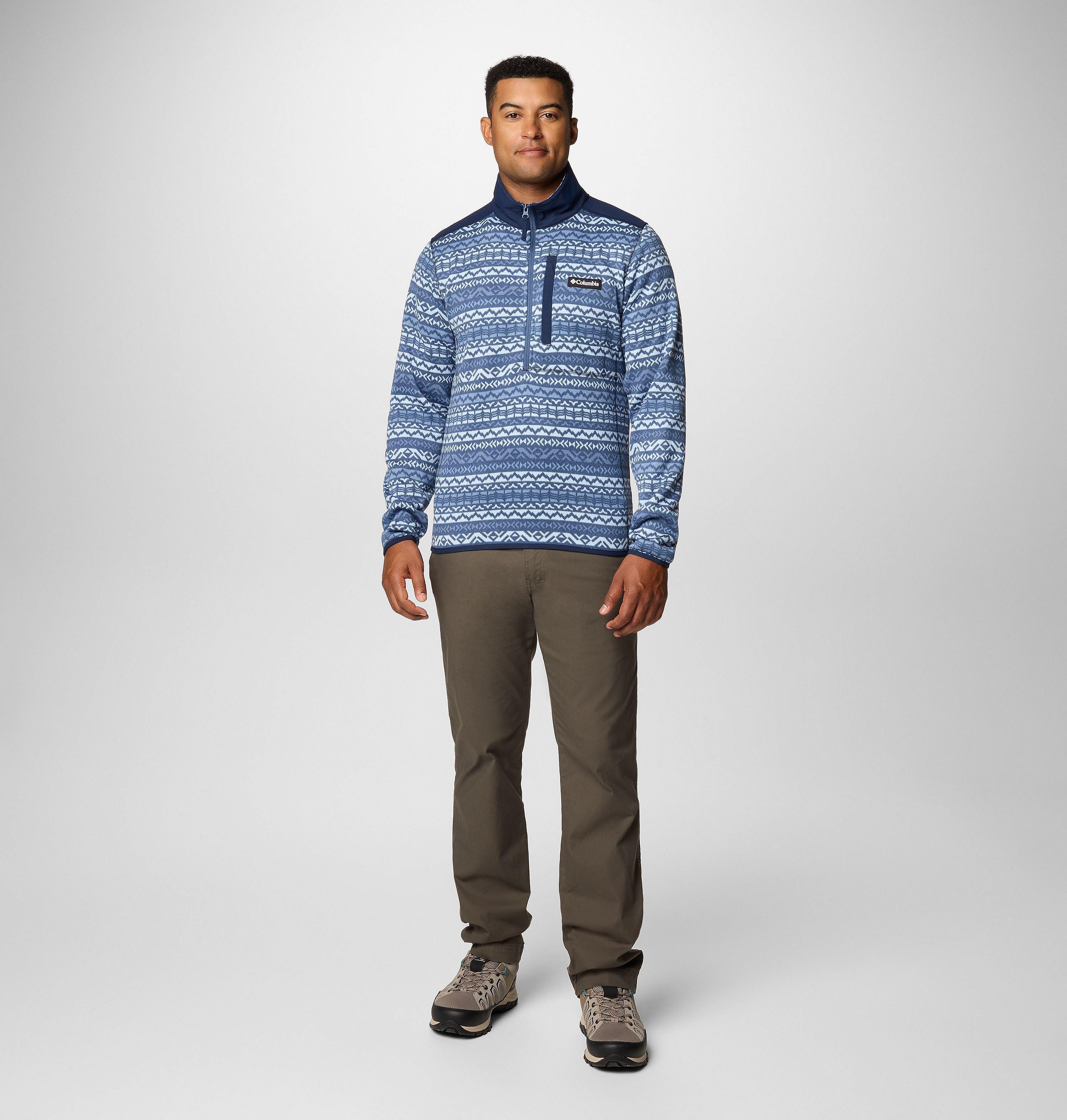 Men's Sweater Weather II Printed Half Zip Pullover 3