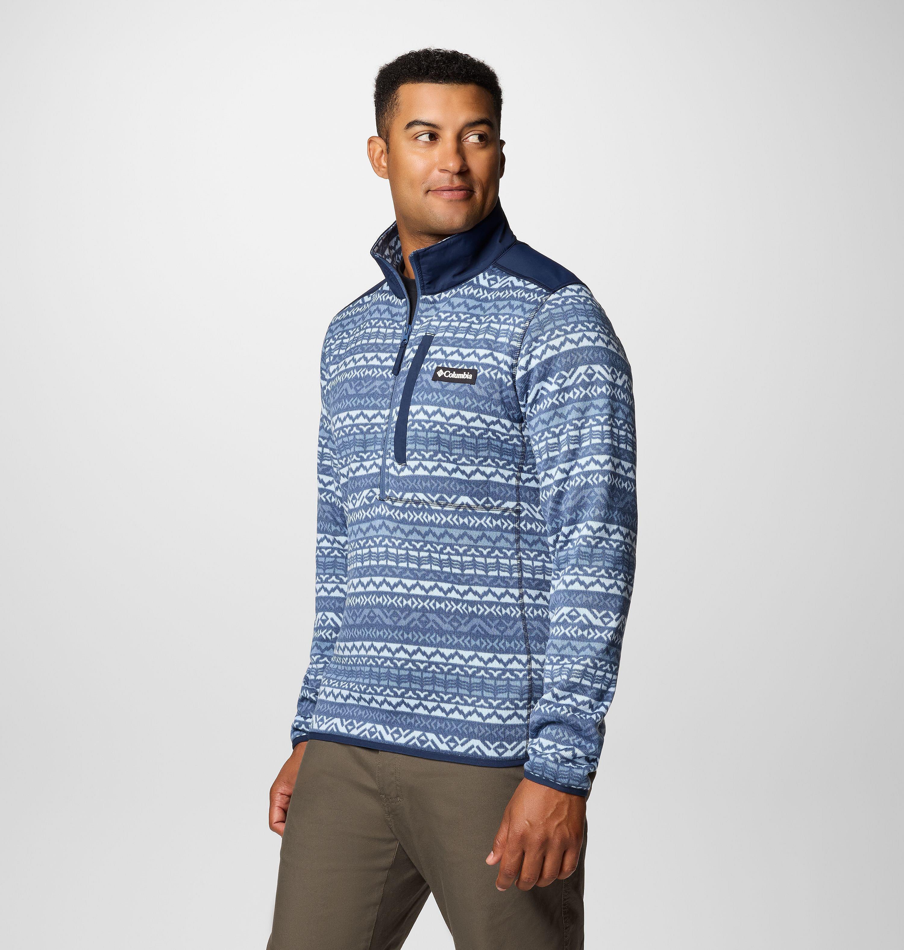 Men's Sweater Weather II Printed Half Zip Pullover 4