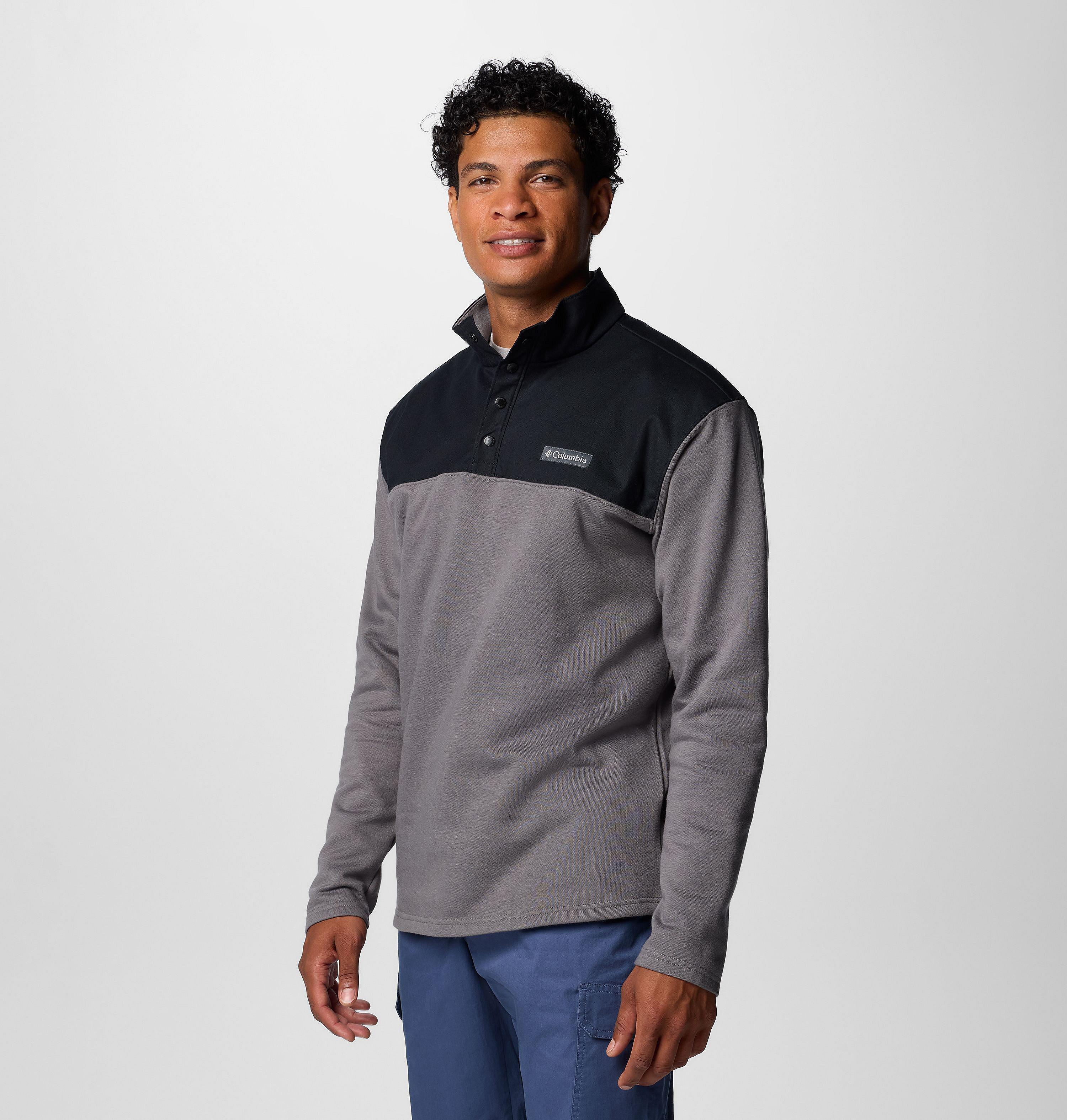 Men's Pitchstone Overlay Half Snap Pullover 4