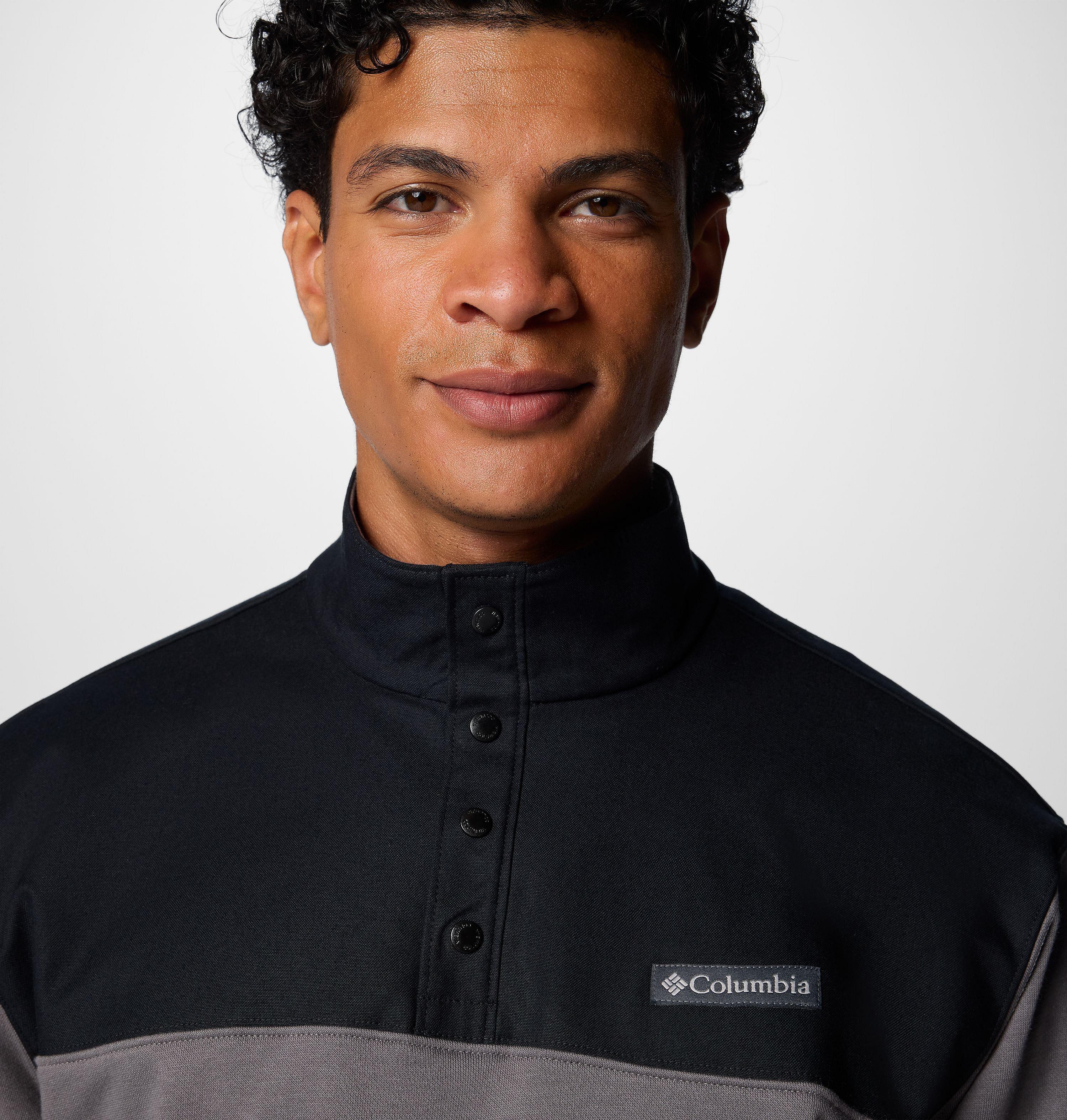 Men's Pitchstone Overlay Half Snap Pullover 5
