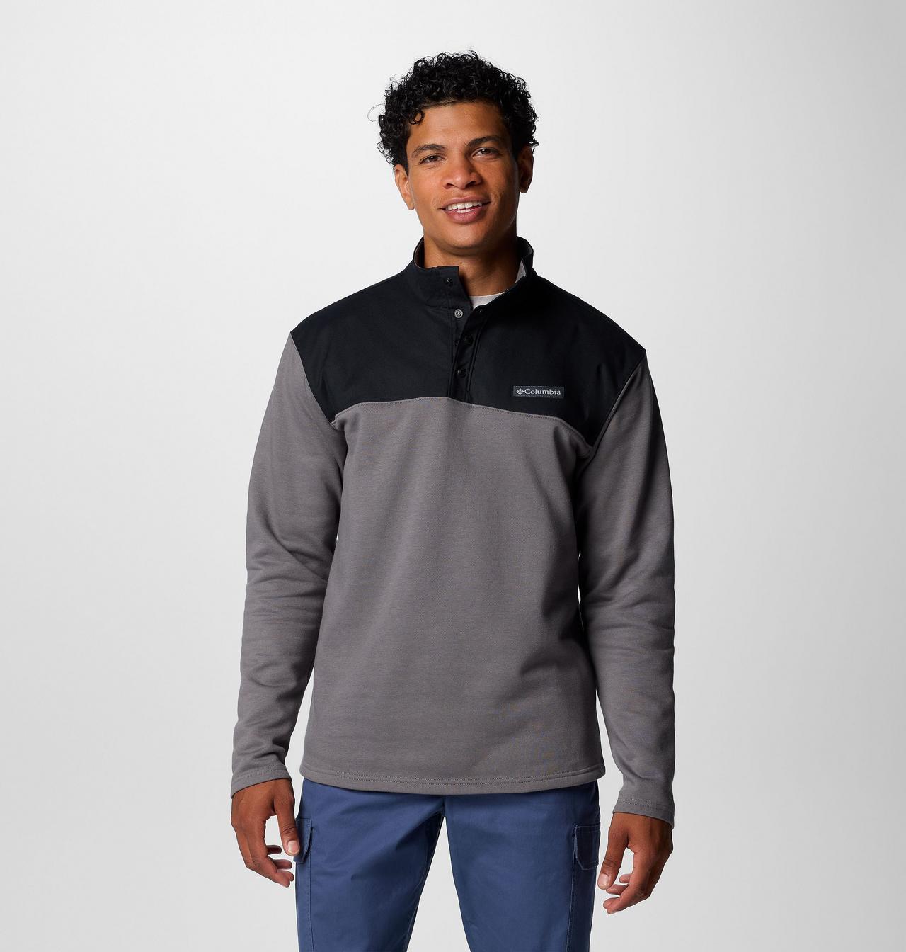 Men's Pitchstone™ Overlay Half Snap Pullover | 023 | L 1